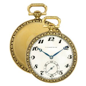 Fine Swiss yellow gold open faced keyless watch Circa 1925