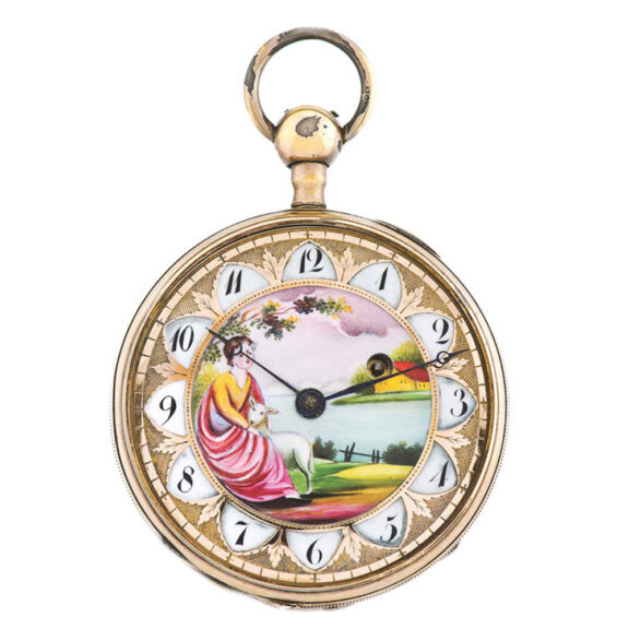 Fine large quarter-repeating silver-gilt pocket watch Circa 1820 Fine large quarter-repeating silver-gilt pocket watch Circa 1820