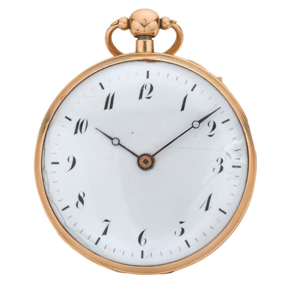 French gold quarter repeating cylinder watch Circa 1820