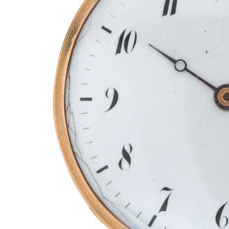 French gold quarter repeating cylinder watch Circa 1820