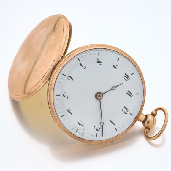 French gold quarter repeating cylinder watch Circa 1820 French gold quarter repeating cylinder watch Circa 1820