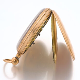 French gold quarter repeating cylinder watch Circa 1820