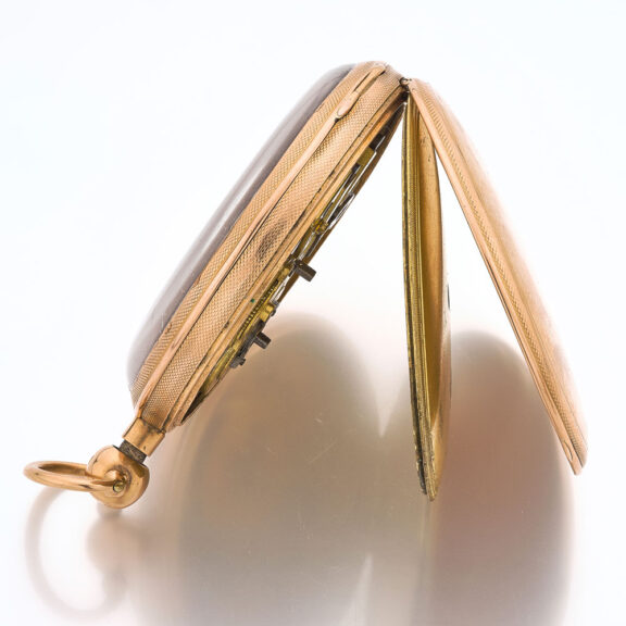 French gold quarter repeating cylinder watch Circa 1820 French gold quarter repeating cylinder watch Circa 1820