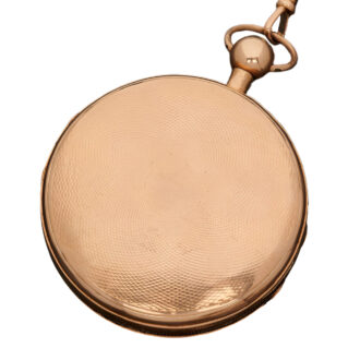 Swiss gold pocket watch with automata and chimes Circa 1800