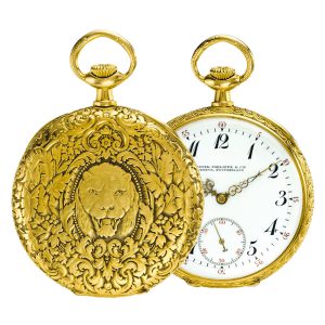 Swiss gold gentleman's Geneva pocket watch Circa 1910