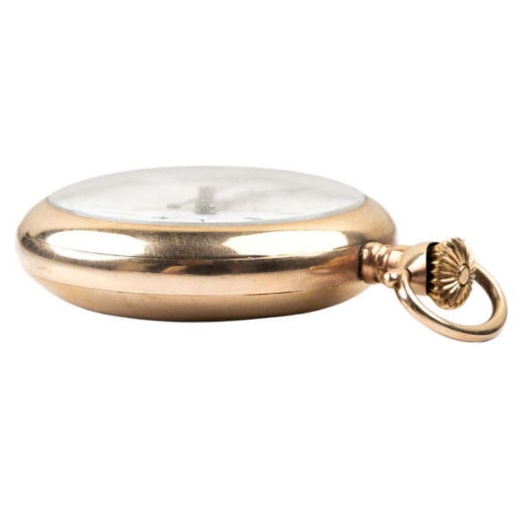 Swiss gold plated split seconds chronograph watch Circa 1850 Swiss gold plated split seconds chronograph watch Circa 1850
