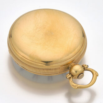 English heavy 18 carat lever watch in a gold case Circa 1826