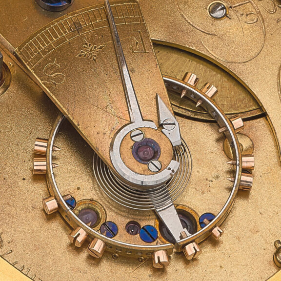 English heavy 18 carat lever watch in a gold case Circa 1826 English heavy 18 carat lever watch in a gold case Circa 1826
