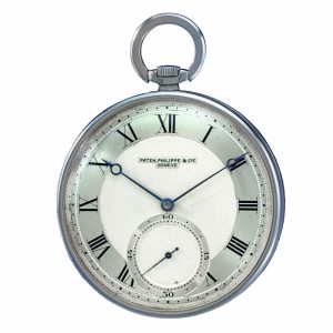 Swiss stainless steel watch with two tone dial Circa 1941