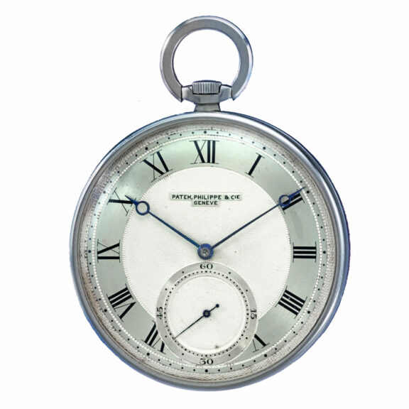 Swiss stainless steel watch with two tone dial Circa 1941