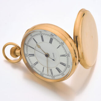 Swiss gold deck watch for the English market Circa 1890