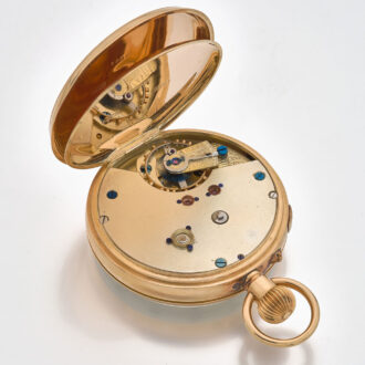 Swiss gold deck watch for the English market Circa 1890