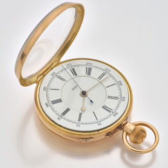 Swiss gold deck watch for the English market Circa 1890