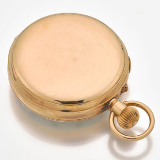 Swiss gold deck watch for the English market Circa 1890