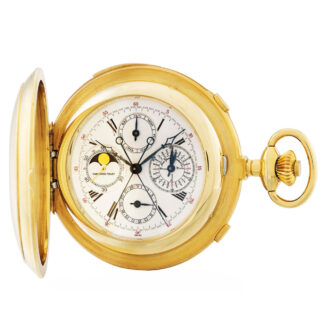 Swiss gold complicated watch by Audemars Piguet Circa 1980