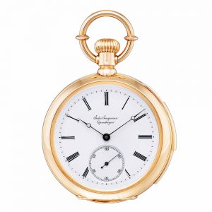 Swiss gold minute repeater by Jules Jürgensen Circa 1890