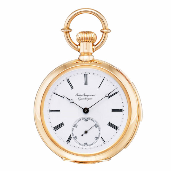 Swiss gold minute repeater by Jules Jürgensen Circa 1890