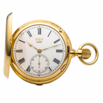 Swiss 18 carat gold minute repeating clockwatch Circa 1890