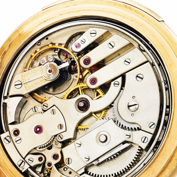 Swiss gold minute repeating pocket watch Circa 1882 Swiss gold minute repeating pocket watch Circa 1882