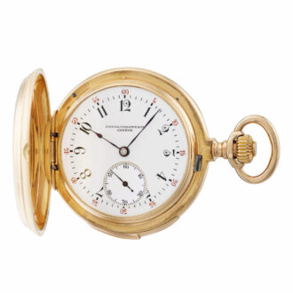 Swiss gold minute repeating pocket watch Circa 1882