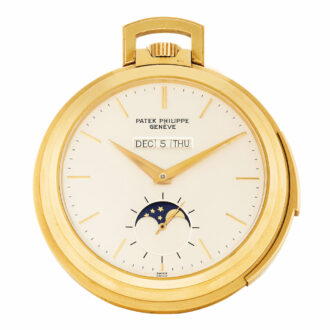 Swiss gold complicated watch by Patek Philippe Circa 1967