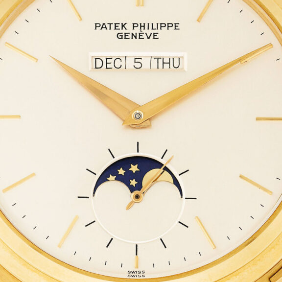 Swiss gold complicated watch by Patek Philippe Circa 1967 Swiss gold complicated watch by Patek Philippe Circa 1967