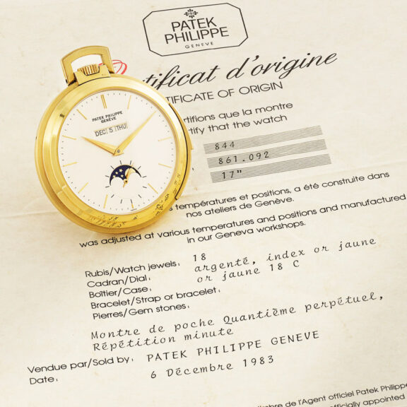 Swiss gold complicated watch by Patek Philippe Circa 1967 Swiss gold complicated watch by Patek Philippe Circa 1967