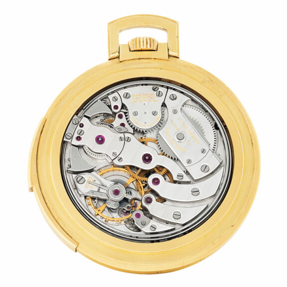 Swiss gold complicated watch by Patek Philippe Circa 1967 Swiss gold complicated watch by Patek Philippe Circa 1967