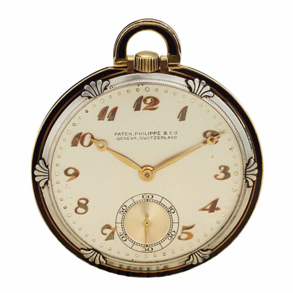 Swiss art deco platinum, gold and enamel watch Circa 1926 Swiss art deco platinum, gold and enamel watch Circa 1926