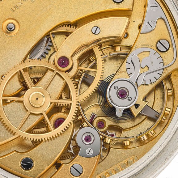 Swiss lever deck watch made by Ulysse Nardin Circa 1940 Swiss lever deck watch made by Ulysse Nardin Circa 1940