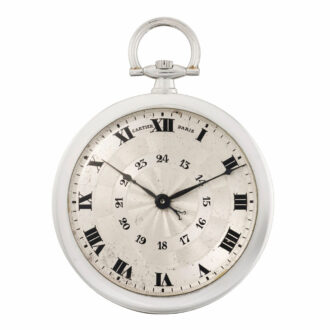 French platinum open faced keyless lever watch Circa 1940 French platinum open faced keyless lever watch Circa 1940