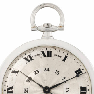 French platinum open faced keyless lever watch Circa 1940 French platinum open faced keyless lever watch Circa 1940