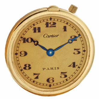 Fine French 18 carat gold Two Pounds coin watch Circa 1930