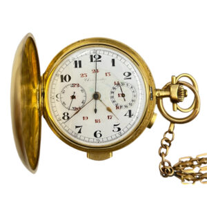 Swiss 18K gold minute repeating chronograph Circa 1900
