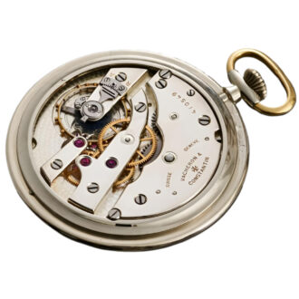 Swiss two tone gold open faced keyless pocket watch Circa 1930