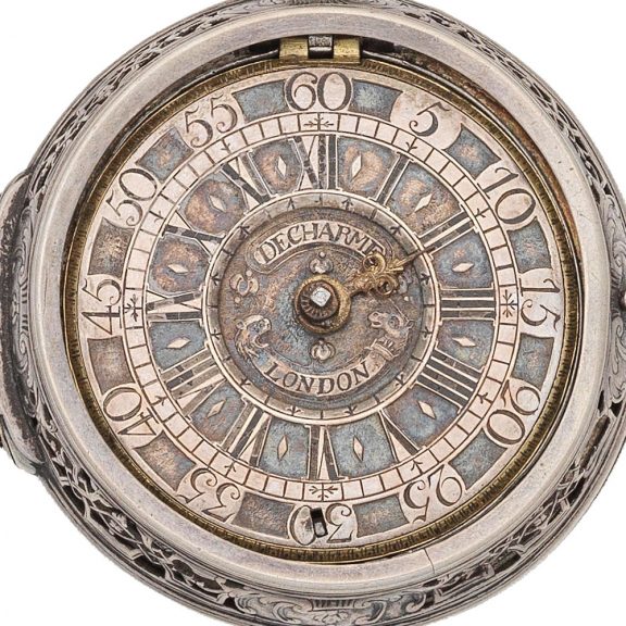 English silver pair cased quarter repeating verge watch Circa 1730 English silver pair cased quarter repeating verge watch Circa 1730