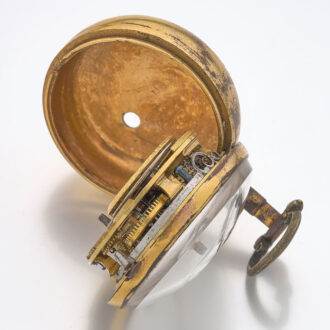 English verge in gilt and tortoiseshell pair cases Circa 1780