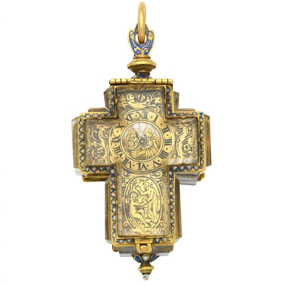 Swiss Renaissance 17th Century in style crucifix Circa 19th Century
