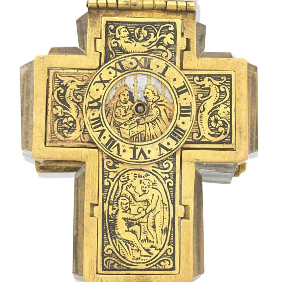 Swiss Renaissance 17th Century in style crucifix Circa 19th Century Swiss Renaissance 17th Century in style crucifix Circa 19th Century