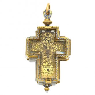 Swiss Renaissance 17th Century in style crucifix Circa 19th Century