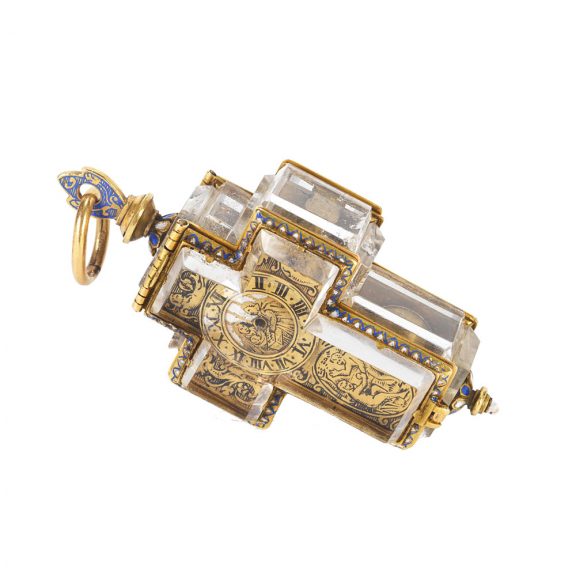 Swiss Renaissance 17th Century in style crucifix Circa 19th Century Swiss Renaissance 17th Century in style crucifix Circa 19th Century