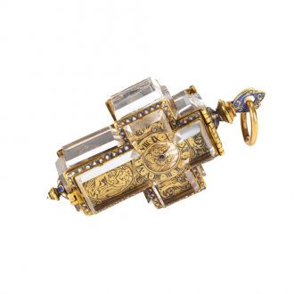 Swiss Renaissance 17th Century in style crucifix Circa 19th Century