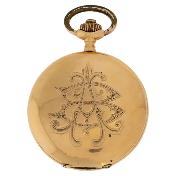 Belgian 18K yellow gold full hunter pocket watch Circa 1910 Belgian 18K yellow gold full hunter pocket watch Circa 1910