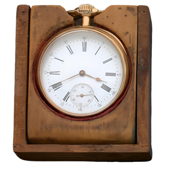 Swiss 18K yellow gold open faced pocket watch Circa 1900