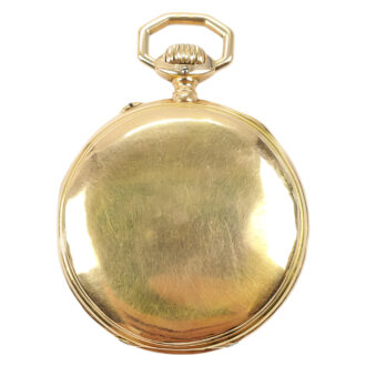 Swiss 18K yellow gold open faced pocket watch Circa 1900