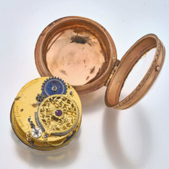 Extremely rare moonphase and lunar calendar watch Circa 1685