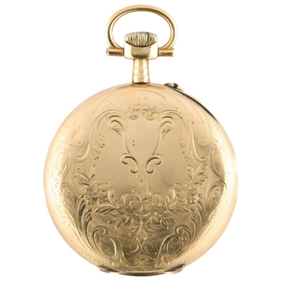 French 18K yellow gold open faced pocket watch Circa 1920 French 18K yellow gold open faced pocket watch Circa 1920