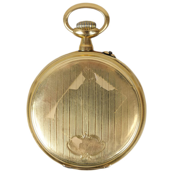French 18K yellow gold open faced pocket watch Circa 1900 French 18K yellow gold open faced pocket watch Circa 1900