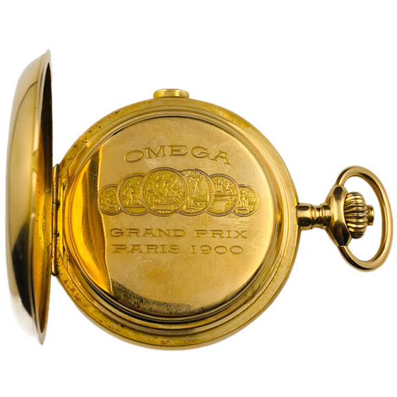 Swiss gold chronograph tachymeter pocket watch Circa 1900 Swiss gold chronograph tachymeter pocket watch Circa 1900
