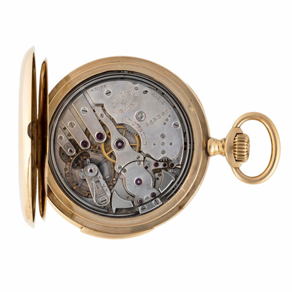 Swiss gold five minute repeating lever watch Circa 1906 Swiss gold five minute repeating lever watch Circa 1906